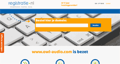 Desktop Screenshot of owl-audio.com