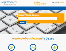Tablet Screenshot of owl-audio.com